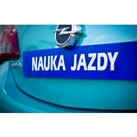 Naklejka magnetyczna - NAUKA JAZDY