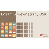 Egzamin wewnętrzny OSK  - wersja jednostanowiskowa