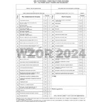 Arkusz przebiegu egzaminu praktycznego 2024 Zgodne z Rozporządzeniem z dnia 24 listopada 2023 r. (poz. 2659)
